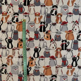 Dekorativno blago Linenlook Cat Dress Up