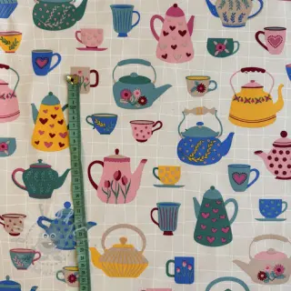 Dekorativno blago premium Happy Teapot Party