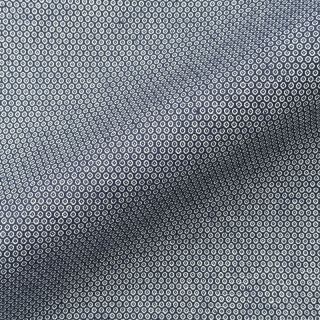 Dekorativna tkanina DOBBY Coloured Dot navy blue