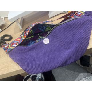Žamet 6W WASHED STRETCH purple