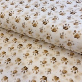 Pletene tkanine Paws digital print