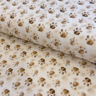 Pletene tkanine Paws digital print