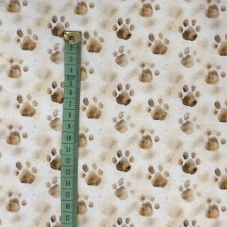 Pletene tkanine Paws digital print