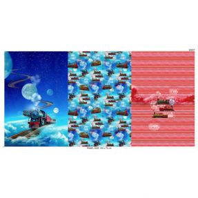 Pletene tkanine Sky Train PANEL digital print