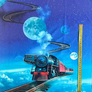 Pletene tkanine Sky Train PANEL digital print