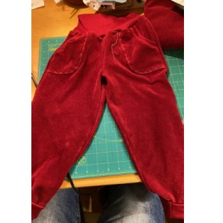 Žamet 6W WASHED STRETCH rust