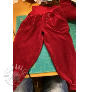 Žamet 6W WASHED STRETCH rust