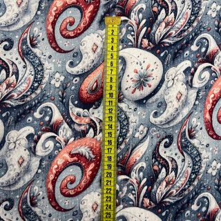 Dvojna gaza/muslin Eucalyptus and more design E digital print