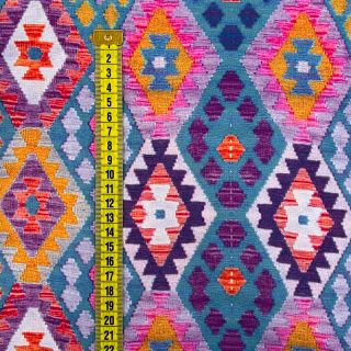 Viskoza RADIANCE Geometric petrol digital print