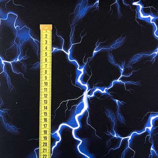 Prevešanka Lightning black digital print