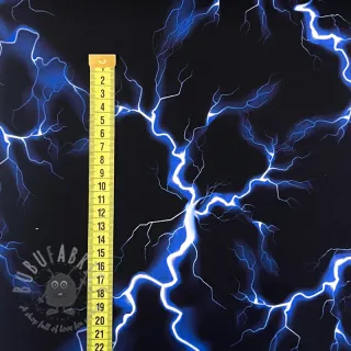 Prevešanka Lightning black digital print