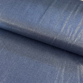 Bombažna tkanina JEANS FOIL SILVER