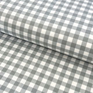 Bombažna tkanina FLANNEL Check sage
