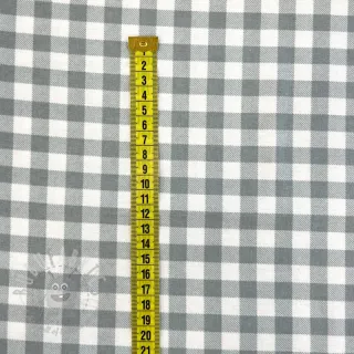Bombažna tkanina FLANNEL Check sage