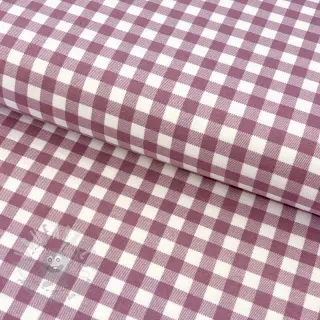 Bombažna tkanina FLANNEL Check mauve