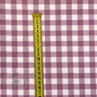 Bombažna tkanina FLANNEL Check mauve