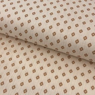 Dvoslojna gaza/muslin Bohemian SIMPLY NATURAL digital print ORGANIC
