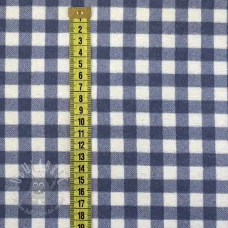 Bombažna tkanina FLANNEL Check blue