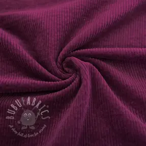 Žamet 6W WASHED STRETCH aubergine