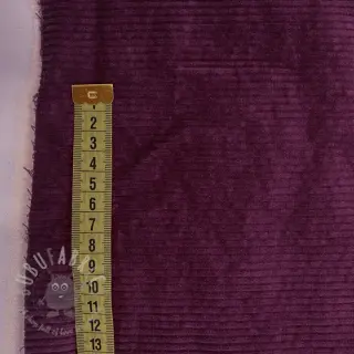 Žamet 6W WASHED STRETCH aubergine