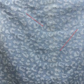 JEANS JACQUARD Animal skin light blue 2.razred