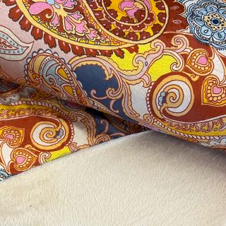 Umetno krzno Paisley digital print