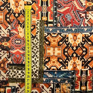 Umetno krzno Missoni digital print