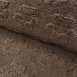 Flis Paw prints brown