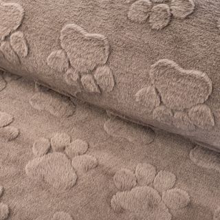 Flis Paw prints taupe