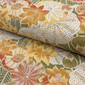 Dekorativna tkanina jacquard Opium allover kaki