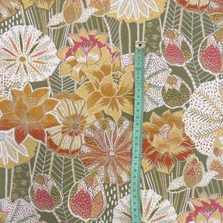 Dekorativna tkanina jacquard Opium allover kaki