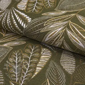 Dekorativno blago jacquard Legende kaki
