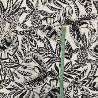 Dekorativna tkanina jacquard Fortuna blanc