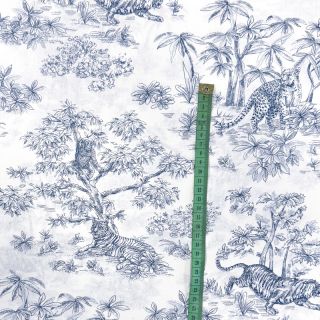Bombažna tkanina Acajou blue PERCALE