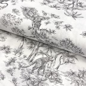 Bombažna tkanina Acajou graphite PERCALE