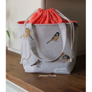 Dekorativna tkanina Linenlook Tiny Garden Birds