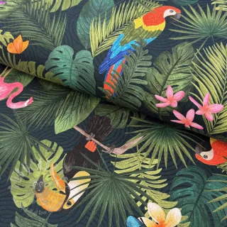 Dekorativno blago premium Tropical jungle bird digital print