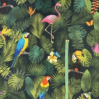 Dekorativno blago premium Tropical jungle bird digital print