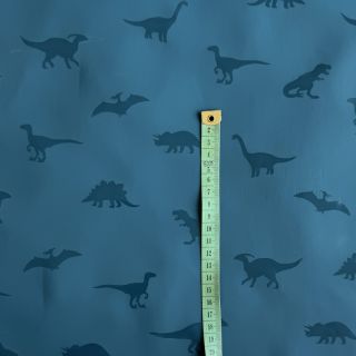 Blago za dežni plašč Dinosaurs blue