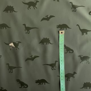 Blago za dežni plašč Dinosaurs dark green
