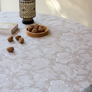 Dekorativno blago jacquard Jacobean lin