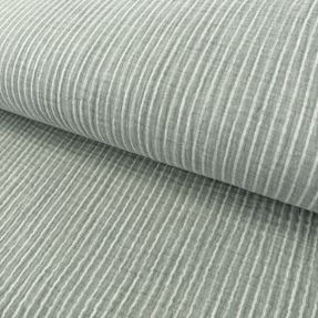 Dvojna gaza/muslin YARN DYED Stripes old green