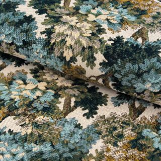 Dekorativno blago jacquard Aubusson emeraude