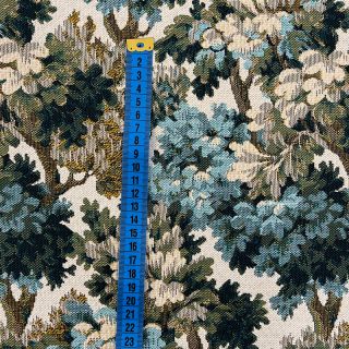 Dekorativno blago jacquard Aubusson emeraude