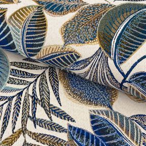 Dekorativno blago jacquard Cacao allover bleu
