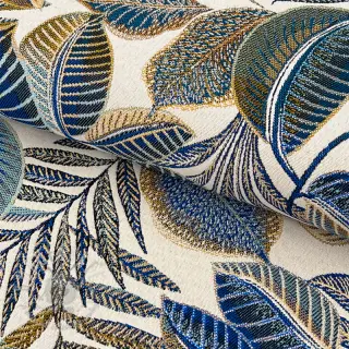 Dekorativno blago jacquard Cacao allover bleu