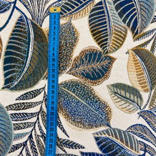Dekorativno blago jacquard Cacao allover bleu