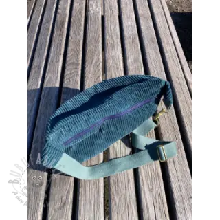Bombažni trak 4 cm dark old green