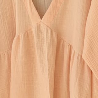 Dvojna gaza/muslin light salmon ORGANIC