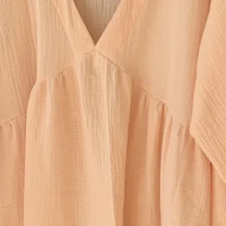 Dvojna gaza/muslin light salmon ORGANIC